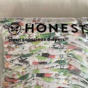 Honest Brand Baby Diapers Size 2 Farm Animal Print | Pack of 36